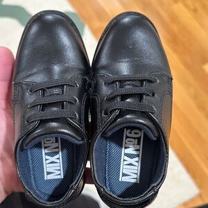 Mix No. 6 Black Kids Dress Shoes